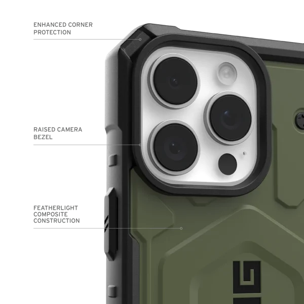 Pathfinder Compatible with iPhone 12-16 Pro Max Case- Olive Drab