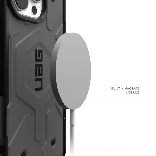Pathfinder Compatible with iPhone 12-16 Pro Max Case- Silver