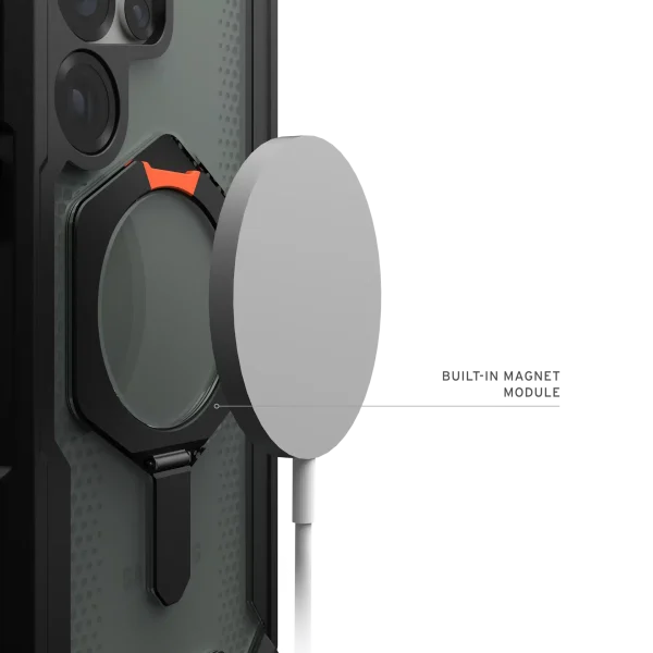 PLASMA XTE GALAXY S23 - S25 ULTRA BLACK/ORANGE CASE