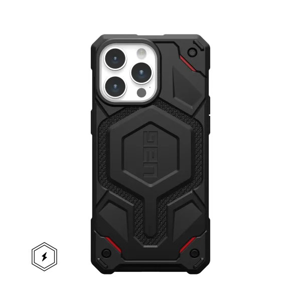 MONARCH PRO KEVLAR® IPHONE 13-16 PRO MAX CASE - Kevlar Black