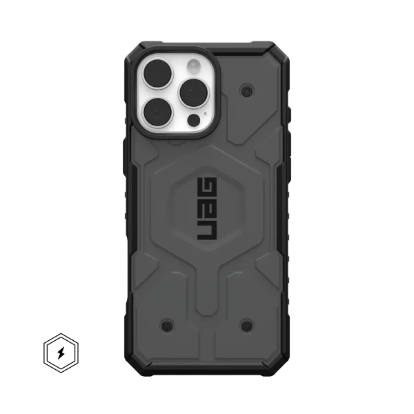 Pathfinder Compatible with iPhone 12-16 Pro Max Case- Silver
