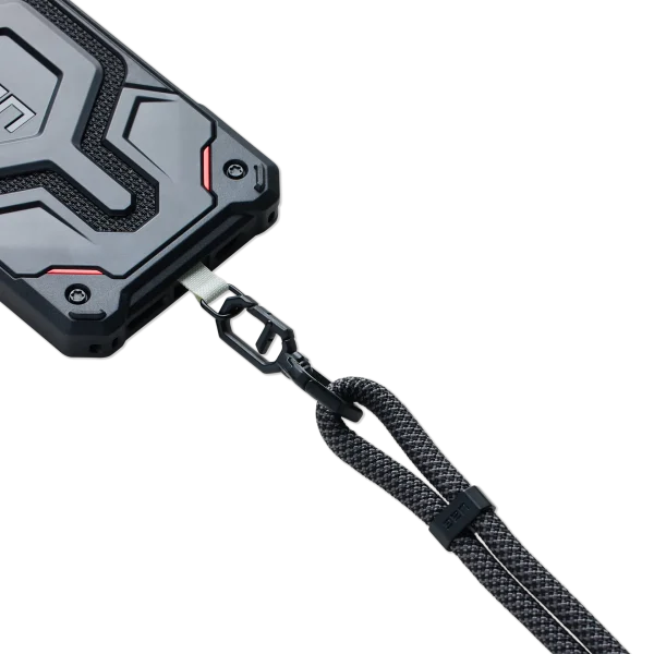 CIVILIAN SLIM CROSSBODY LANYARD - Graphite/Black
