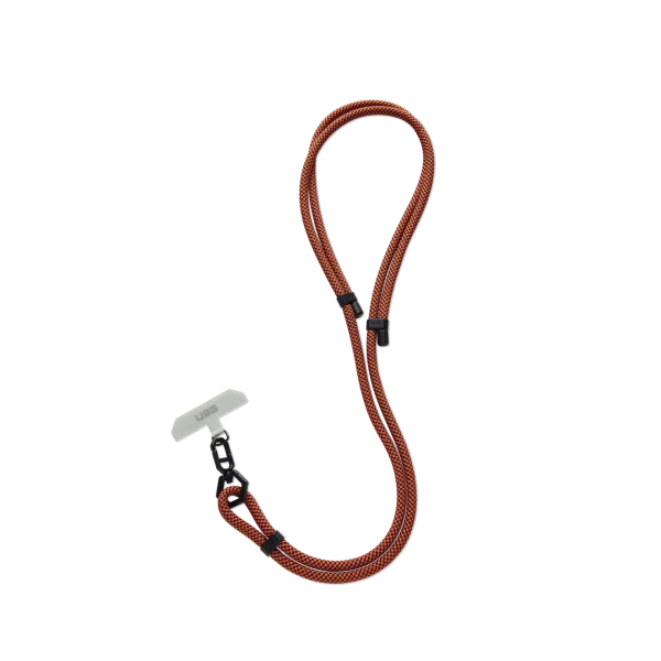CIVILIAN SLIM CROSSBODY LANYARD - Rust/Black