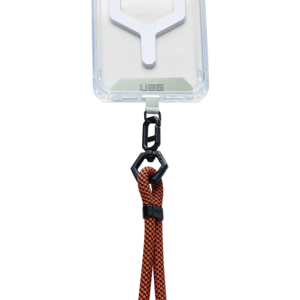 CIVILIAN SLIM CROSSBODY LANYARD - Rust/Black