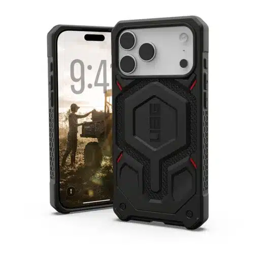 Monarch Pro – เคส iPhone 17-17 Pro Max – สี Kevlar Black