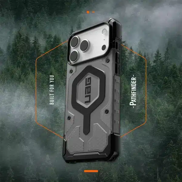 Pathfinder Clear (Magsafe) – เคส iPhone 17-17 Pro Max – สี Ash